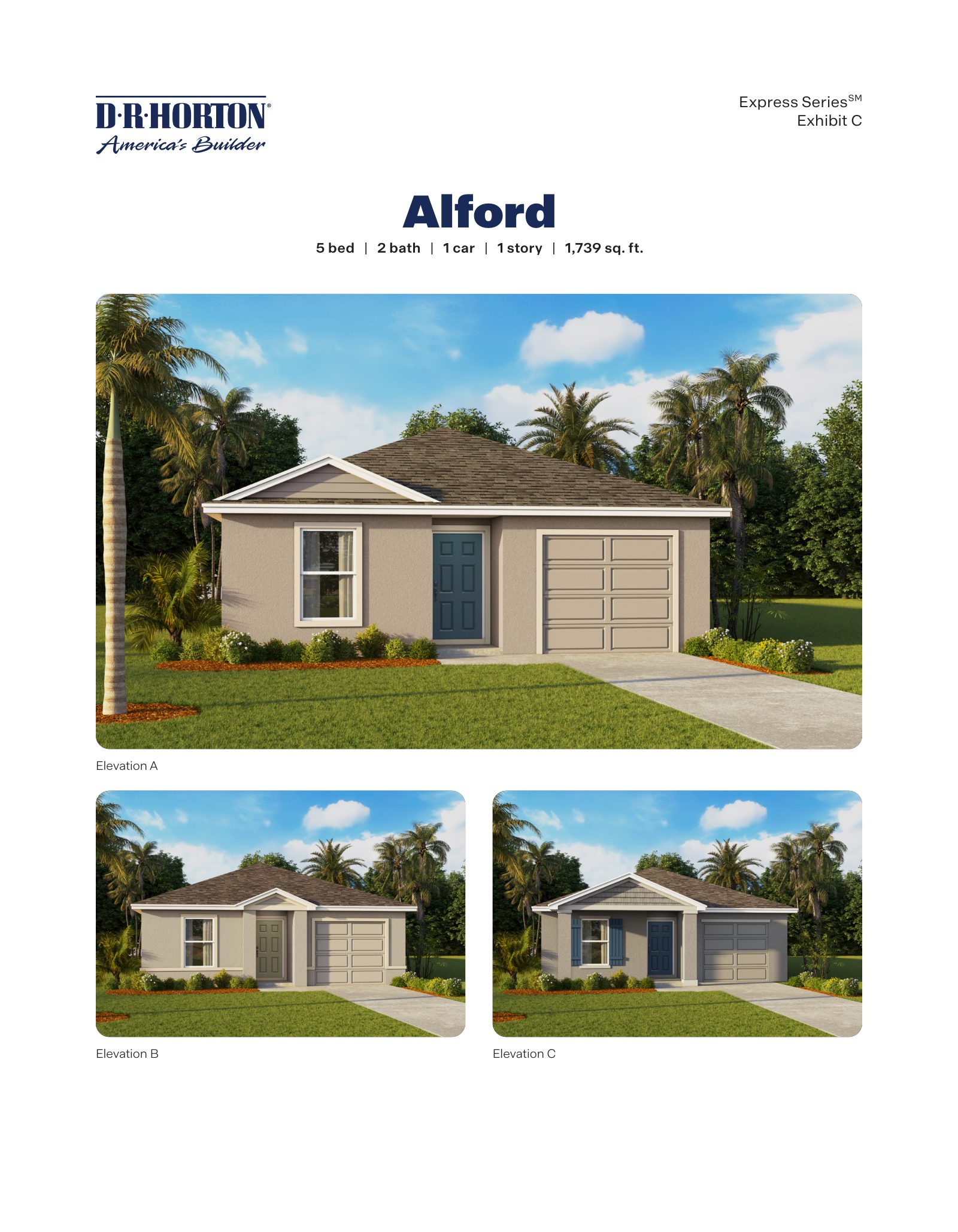 Alford brochure, page 1 of 2