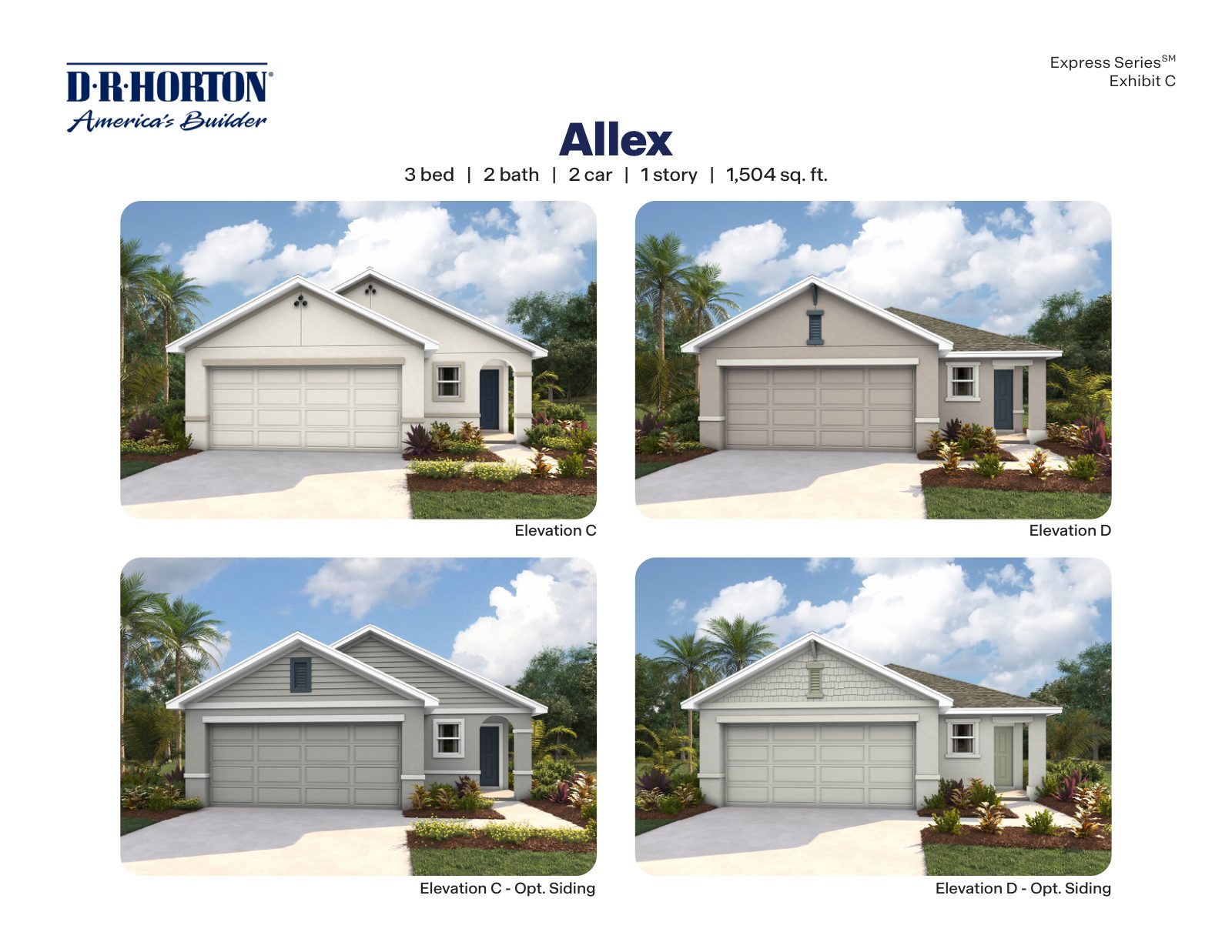 Allex brochure, page 1 of 2
