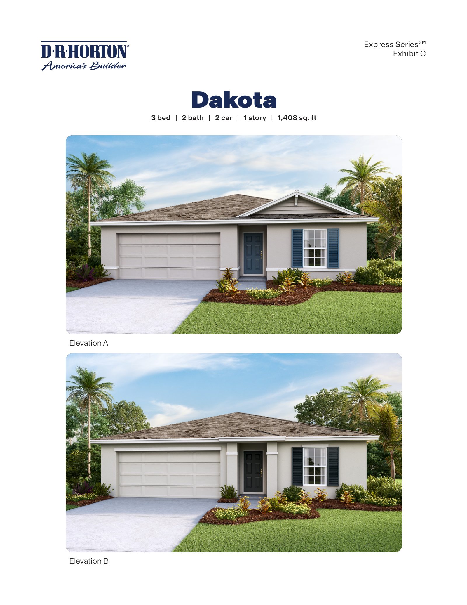 Dakota brochure, page 1 of 2