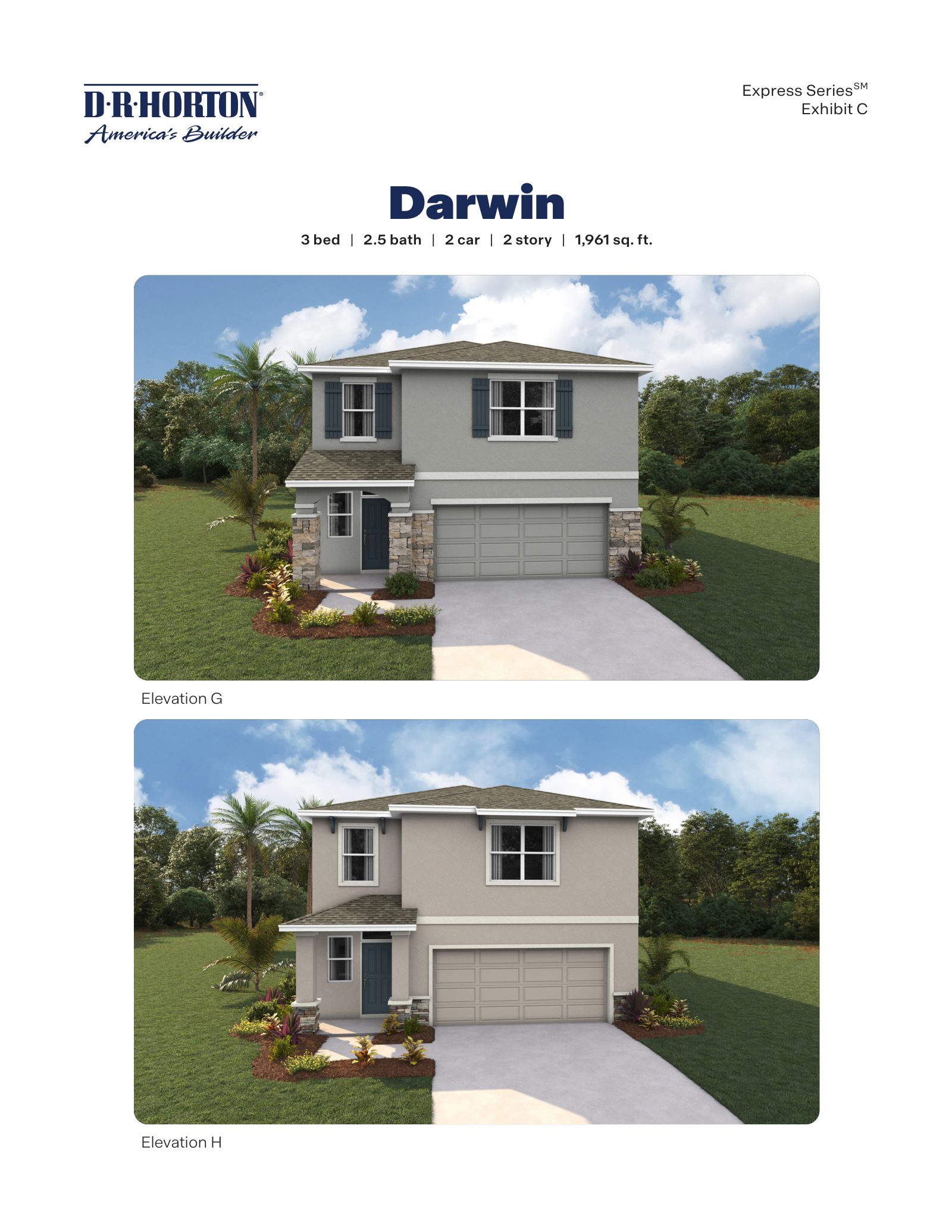 Darwin brochure, page 1 of 2