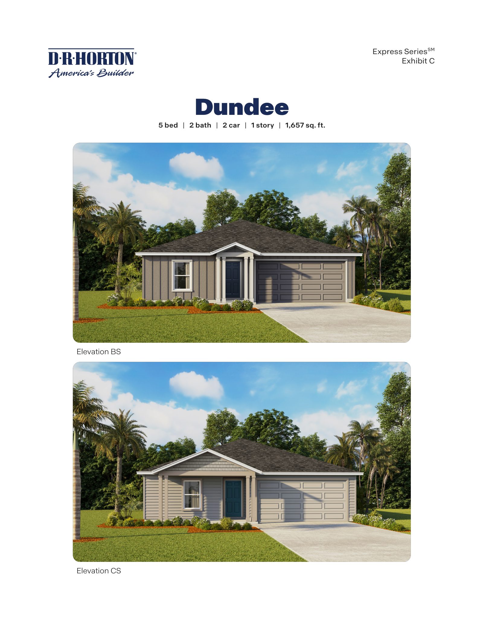 Dundee brochure, page 1 of 2