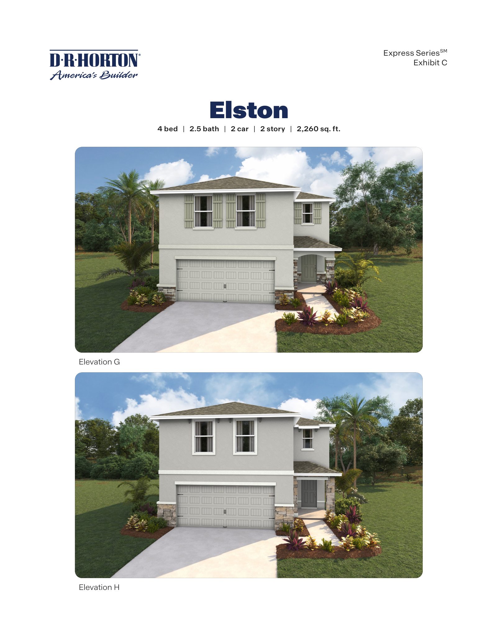 Elston brochure, page 1 of 2