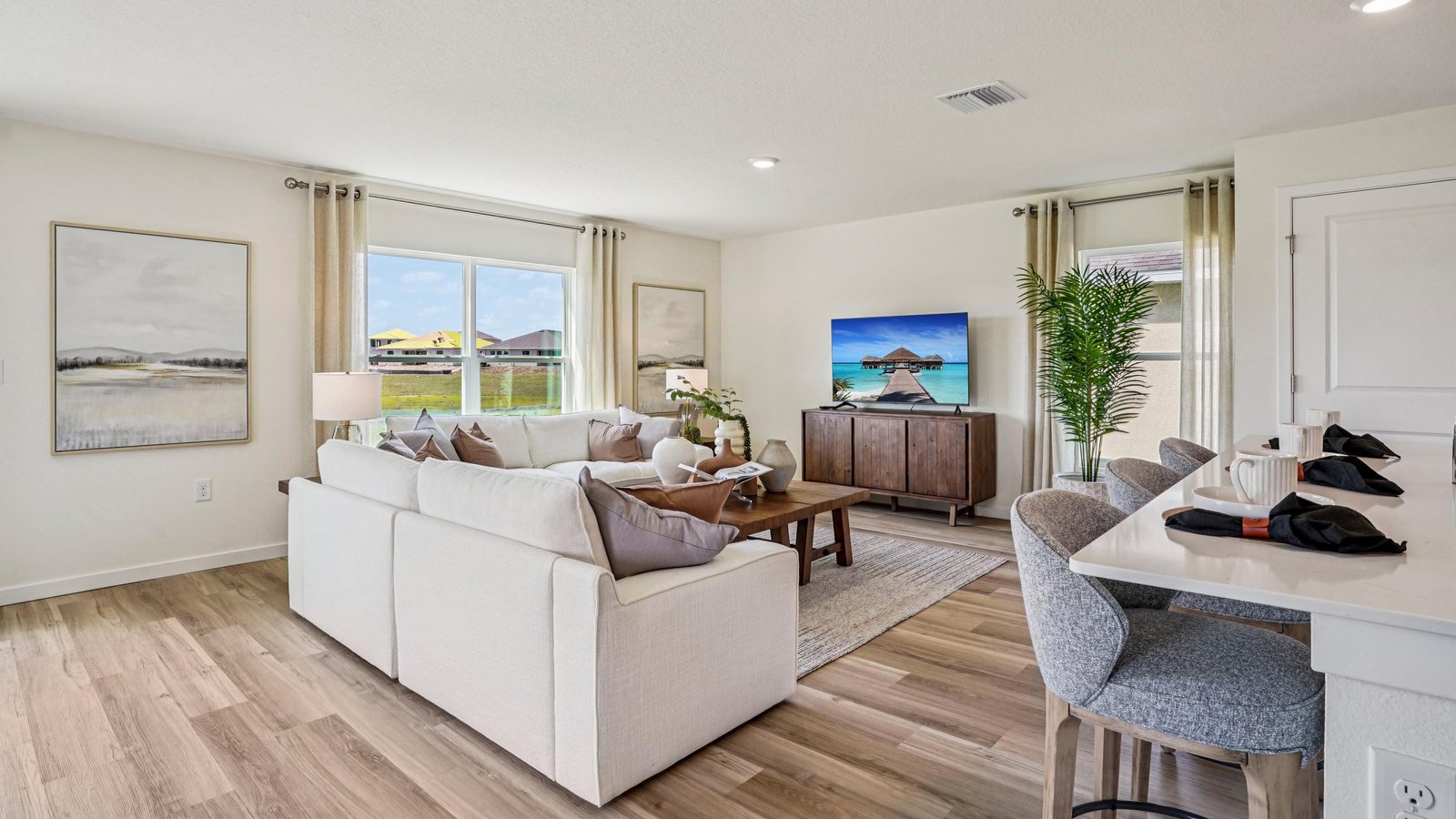 Elston plan — new D.R. Horton home in Ocala Crossings South