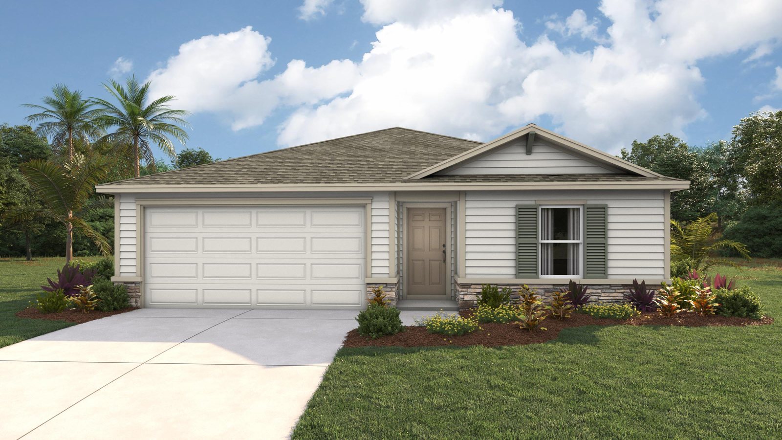 Archer II plan — new D.R. Horton home in Fletcher Trace