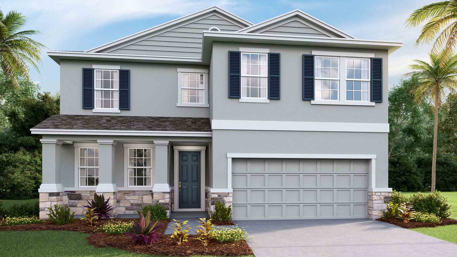 Coral plan — new D.R. Horton home in Ridge at Heath Brook