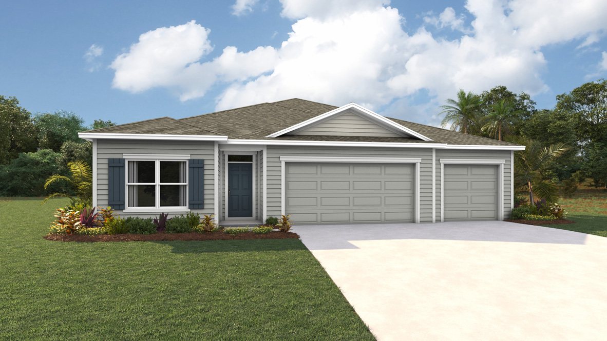 Denham plan — new D.R. Horton home in Oaks Preserve