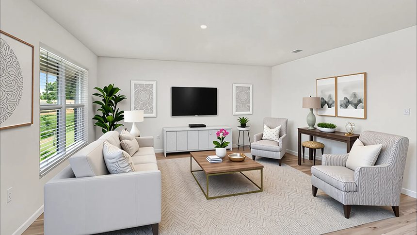 Aria plan — new D.R. Horton home in Tartan Farms