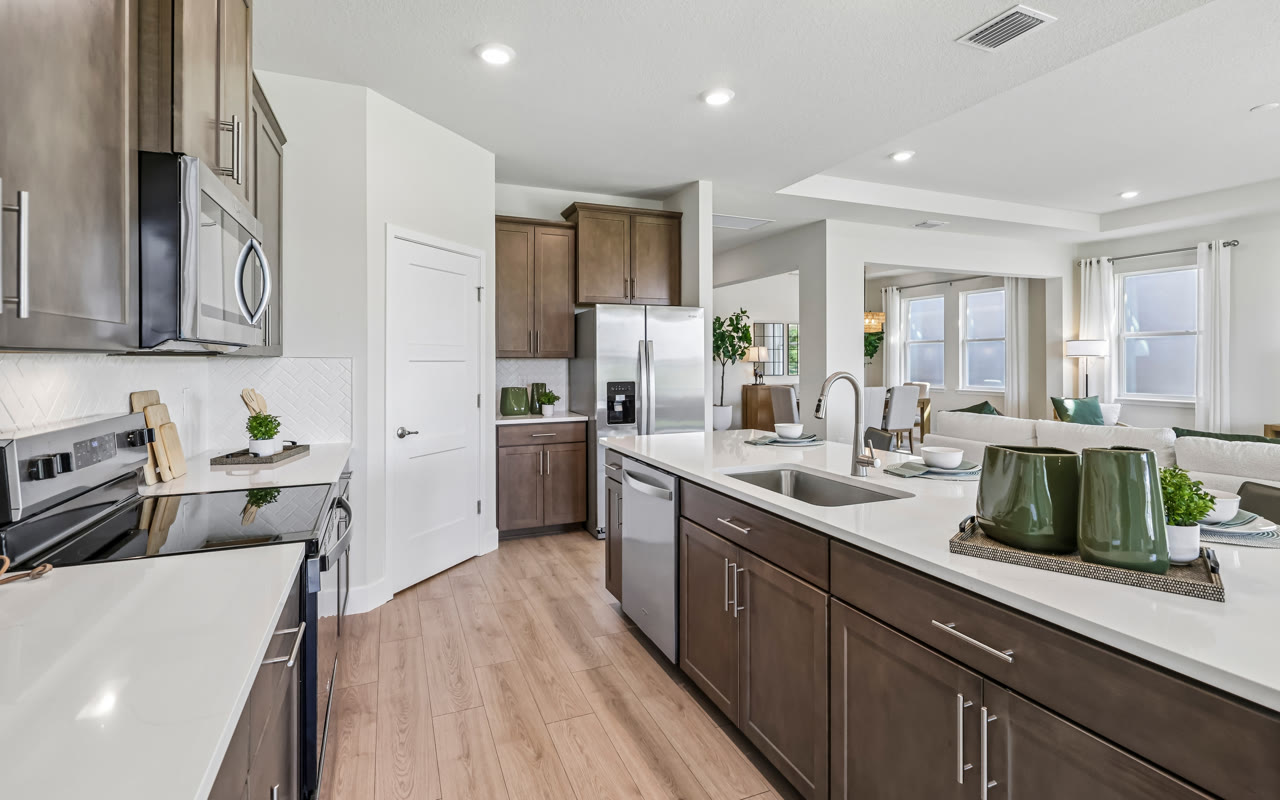 Camden plan interior — new homes