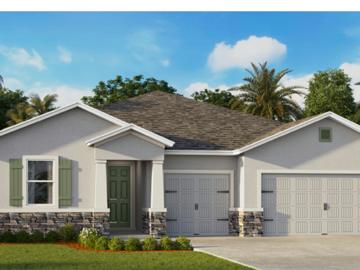 Camden plan — new D.R. Horton home in Tartan Farms