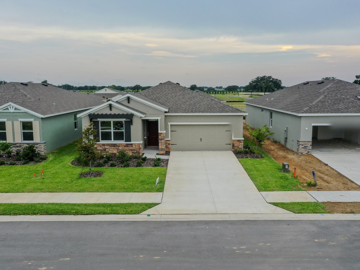 Clifton plan exterior — new homes