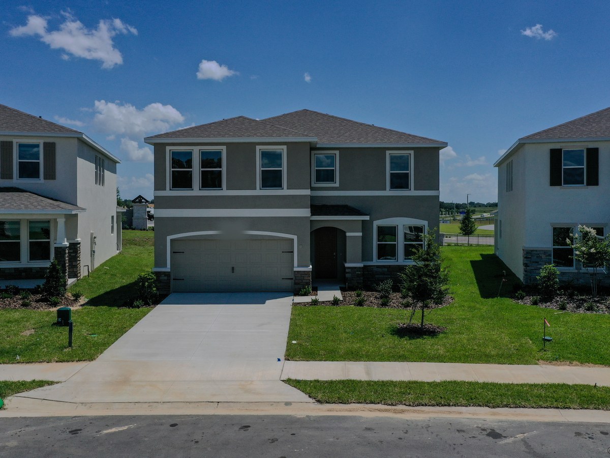 Coral plan exterior — new homes