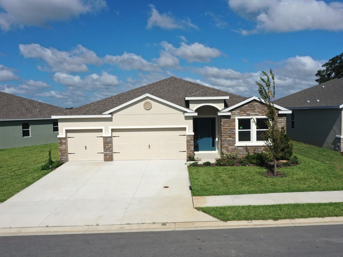 Destin plan exterior — new homes