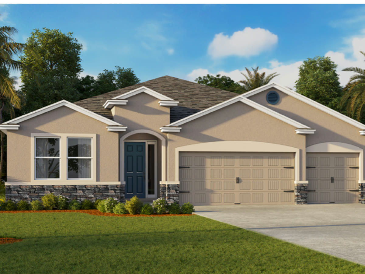 Destin plan exterior — new homes