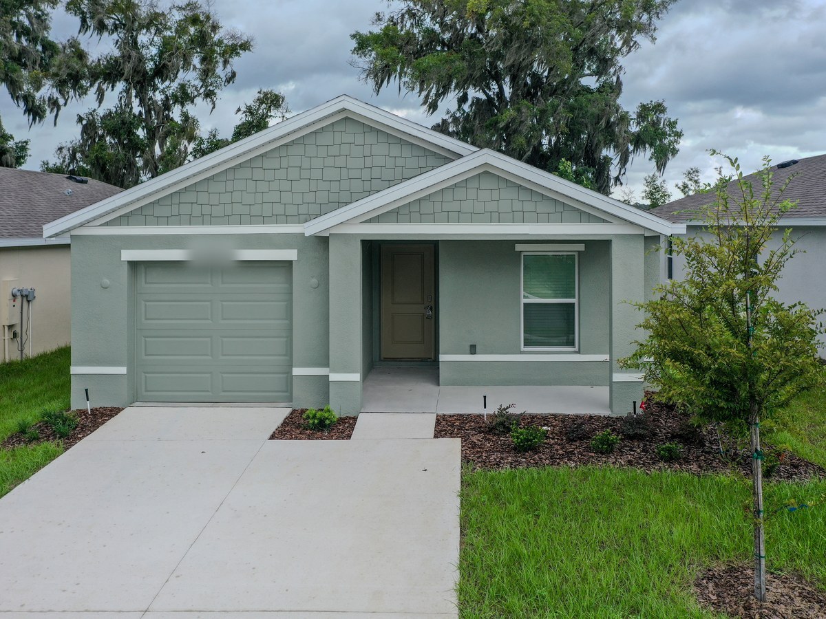 Greenbriar plan exterior — new homes