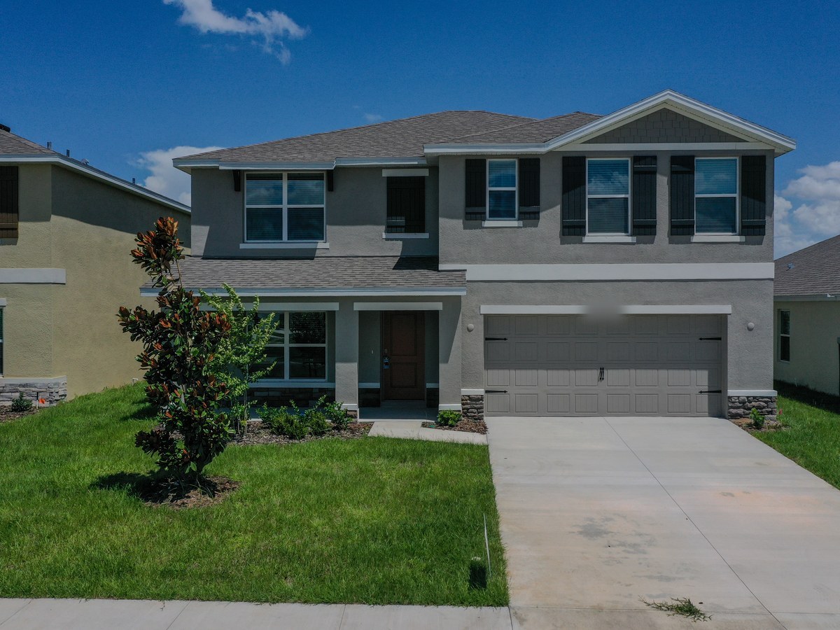 Hayden plan exterior — new homes