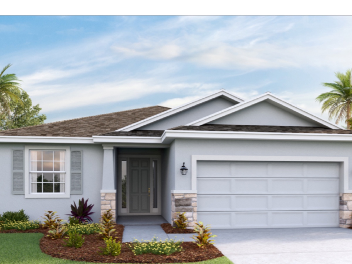 Laurel plan exterior — new homes