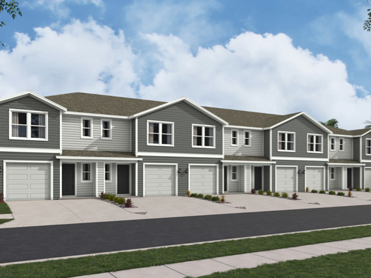Pearson plan exterior — new homes